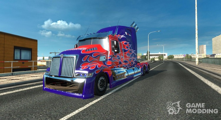 Heavy Truck Optimus Prime Trasnsformers 4 v1.22 para Euro Truck Simulator 2