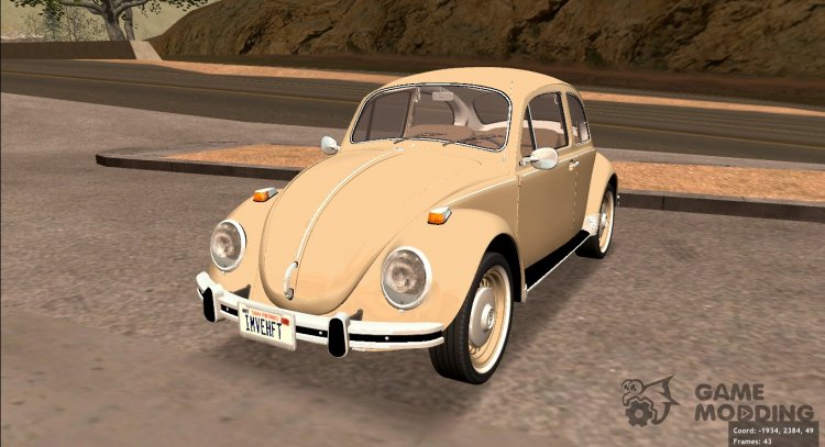 Volkswagen Beetle (Fuscao) 1500 1971 для GTA San Andreas