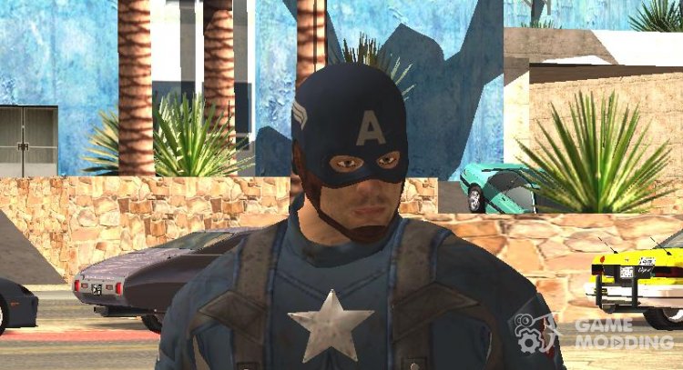 Capitán América cleo script para GTA San Andreas