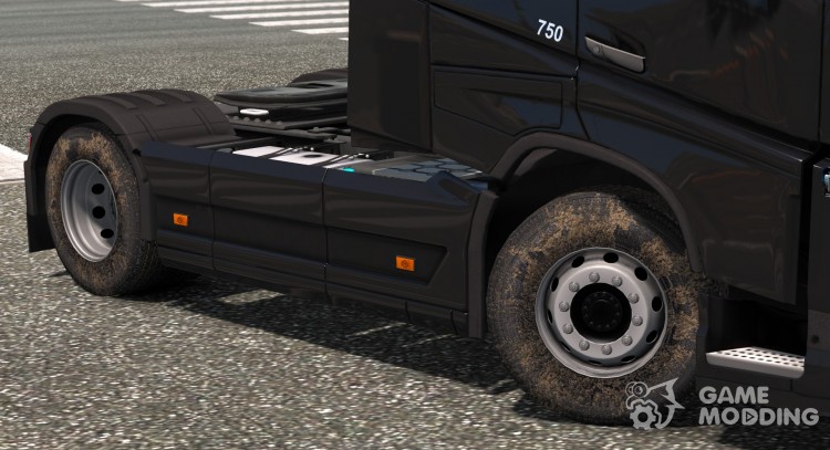 Грязные Шины для Euro Truck Simulator 2
