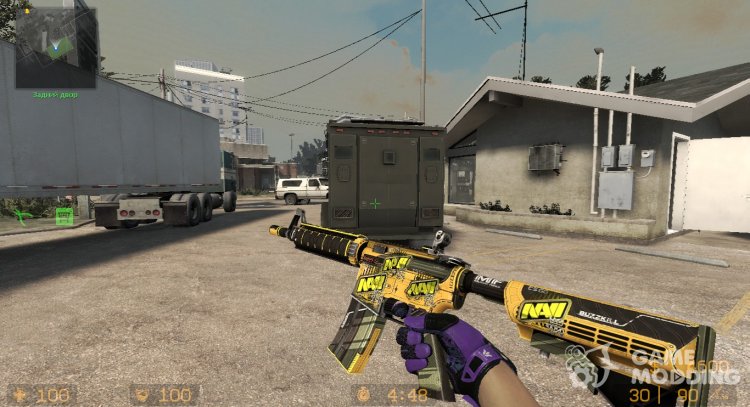 M4A4 Buzz Kill (RMR Stickers) for Counter-Strike Source