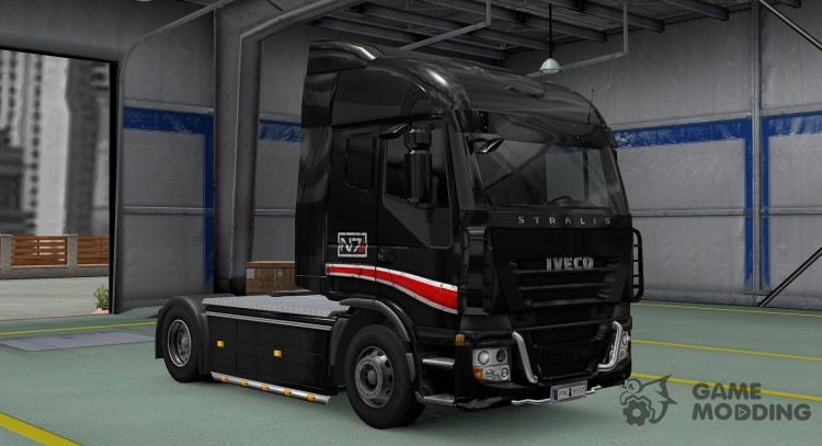 Skin N7 para Iveco Stralis para Euro Truck Simulator 2