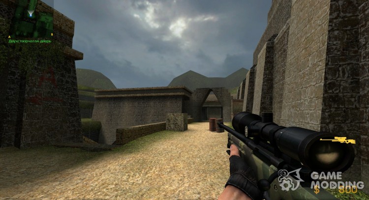 Wood Camo for awp for Counter-Strike Source