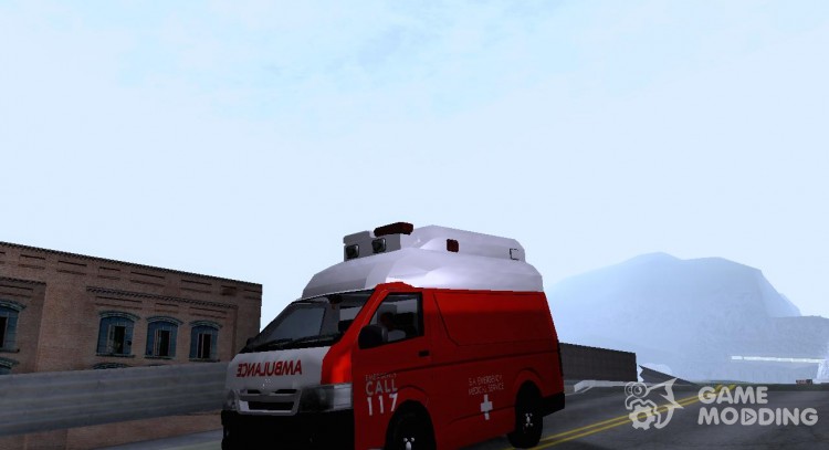 Toyota Hiace Philippines Red Cross Ambulance для GTA San Andreas