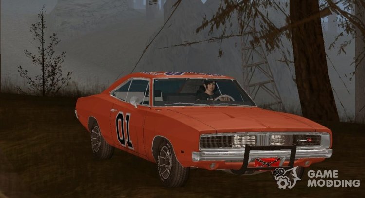 1969 Dodge Charger General Lee для GTA San Andreas