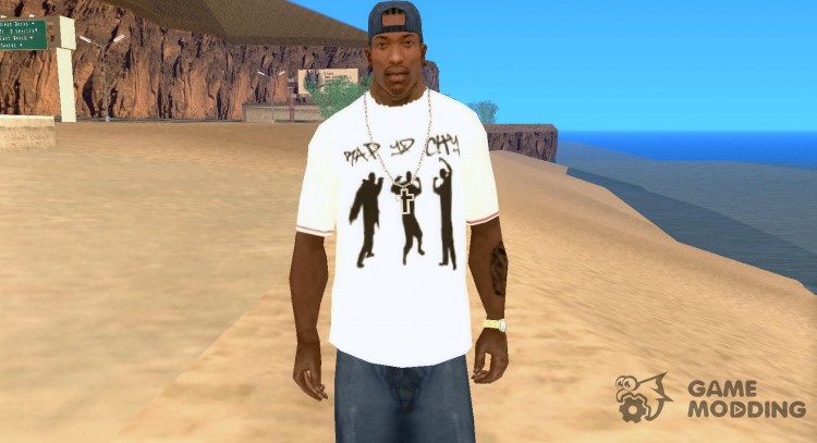 Рэперская футболка для GTA San Andreas