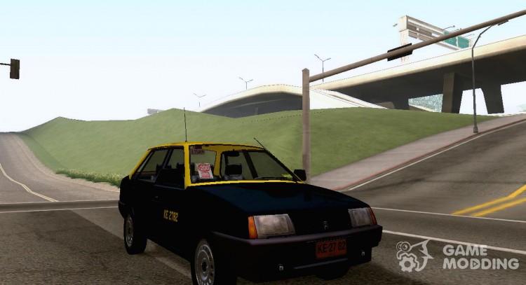 Лада Самара такси для GTA San Andreas