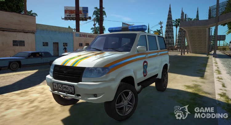 El uaz Patriot ministerio de educación para GTA San Andreas