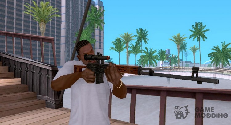 Снайперская Винтовка Драгунова из C.O.D 4 M.W. v2.0 для GTA San Andreas