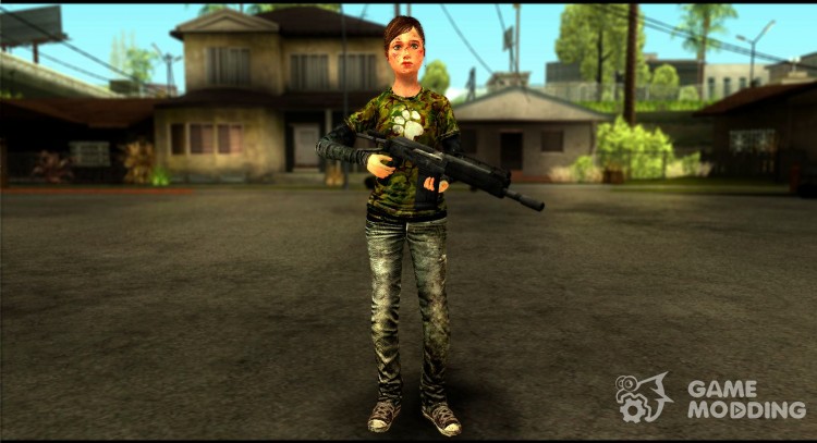 Ellie from The Last Of Us v2 для GTA San Andreas