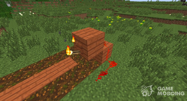 Torch Levers Mod для Minecraft