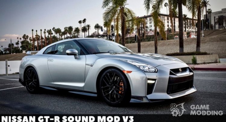 El Nissan GT-R de Sonido Mod v3 para GTA San Andreas