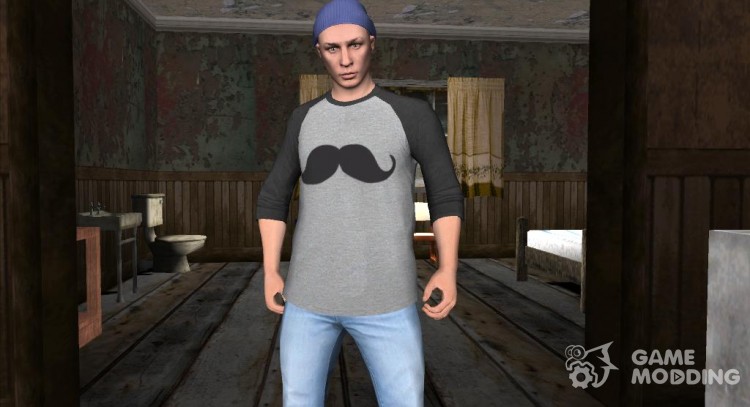 Skin de GTA V Online HD chico en la cabecera de la para GTA San Andreas