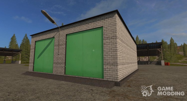 Bought a garage for Russia version 1.1 for Farming Simulator 2017