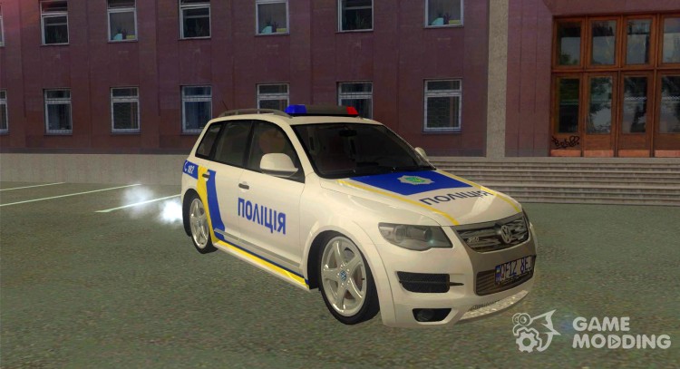 Volkswagen Touareg Полиция Украины (Національна поліція) для GTA San Andreas