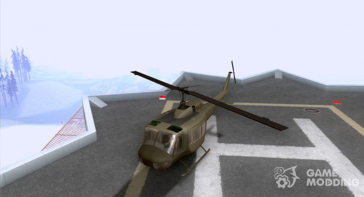 UH-1D Slick для GTA San Andreas