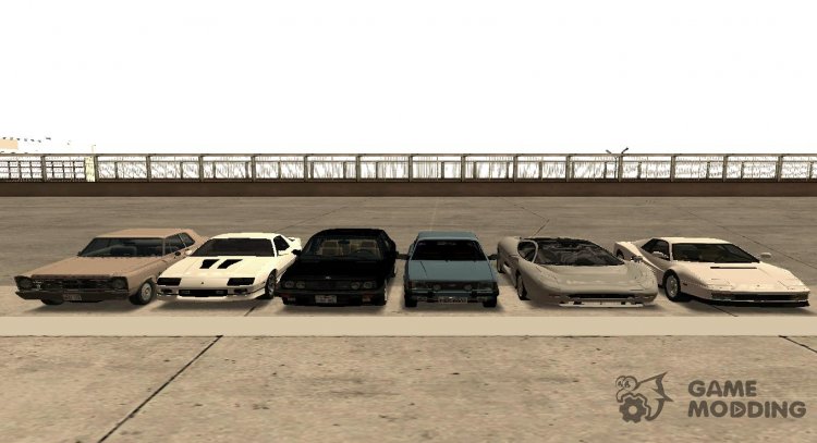 PAK los prototipos reales de transporte para GTA San Andreas