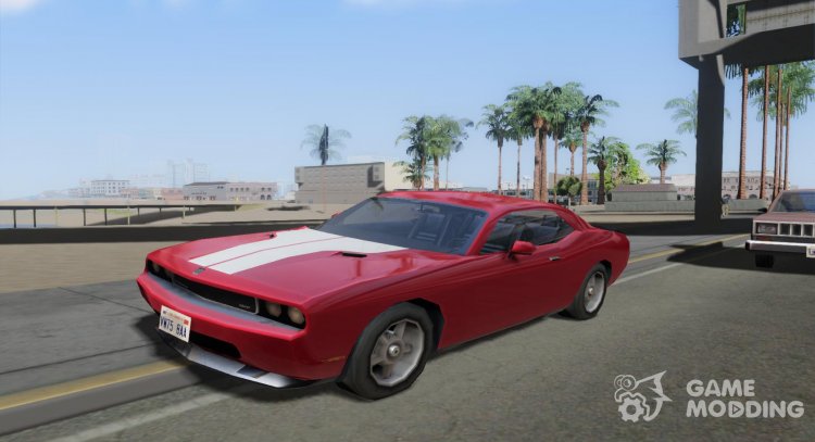 Dodge Challenger SRT8 SA Style para GTA San Andreas