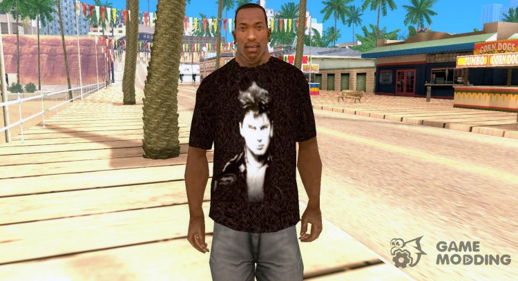 La camiseta de la franja de gaza para GTA San Andreas