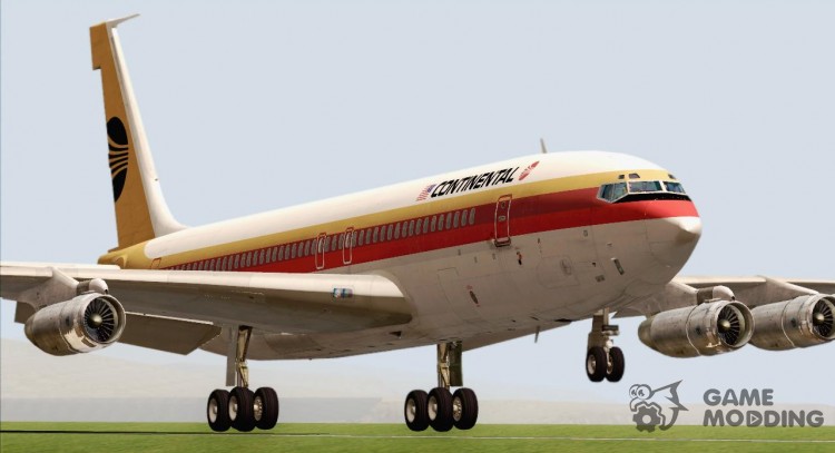 Boeing 707-300 Continental Airlines para GTA San Andreas
