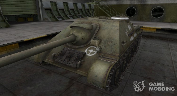 Breaking through the zone contour for the Su-122-44 for World Of Tanks