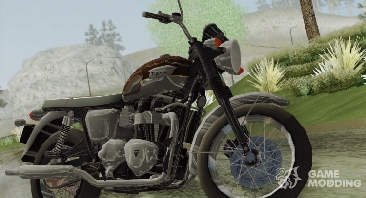 Motorcycle Triumph from Metal Gear Solid V The Phantom Pain для GTA San Andreas