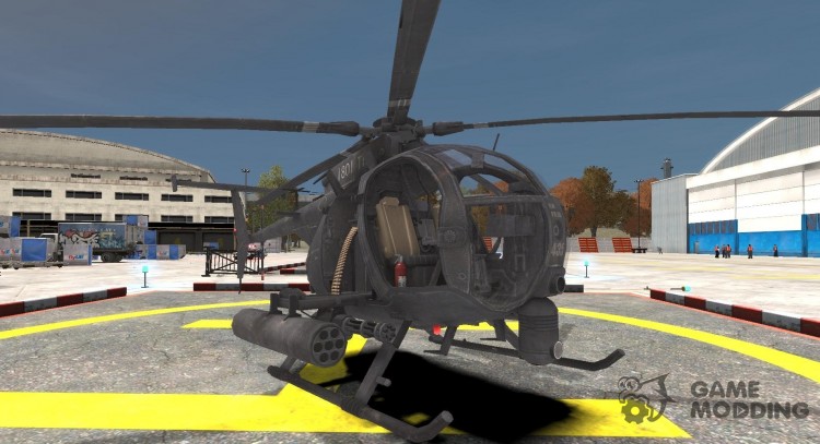 New AH-6 Little Bird для GTA 4