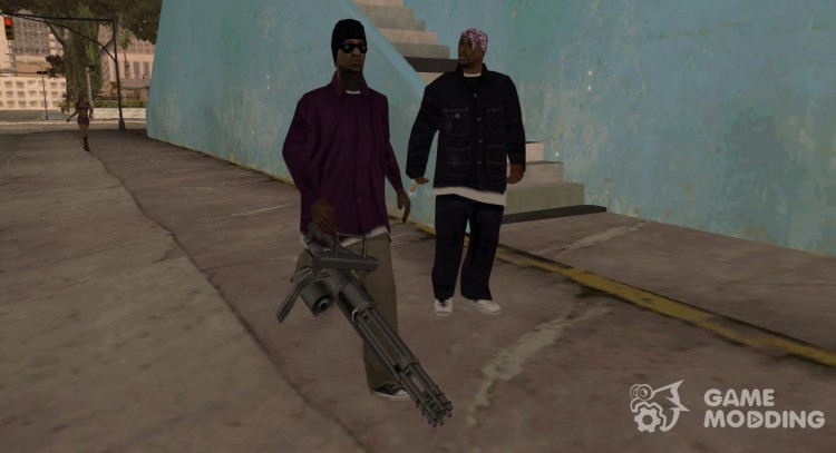 Powerful weapons from gangs for GTA San Andreas