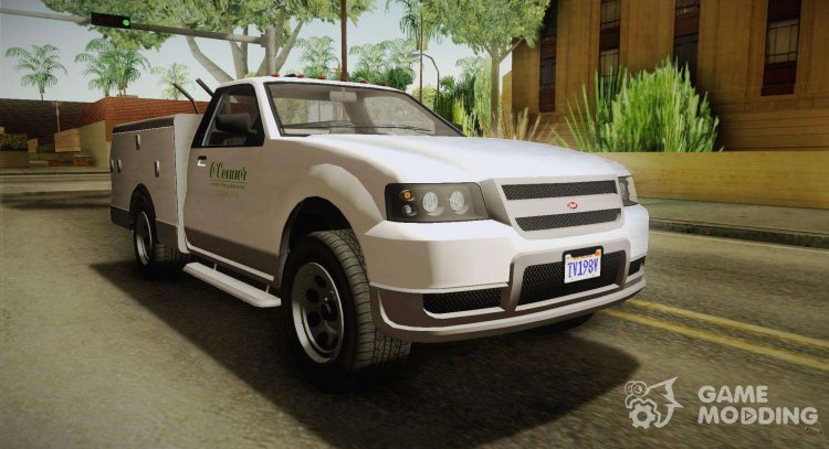 GTA V Vapid Utility Van para GTA San Andreas