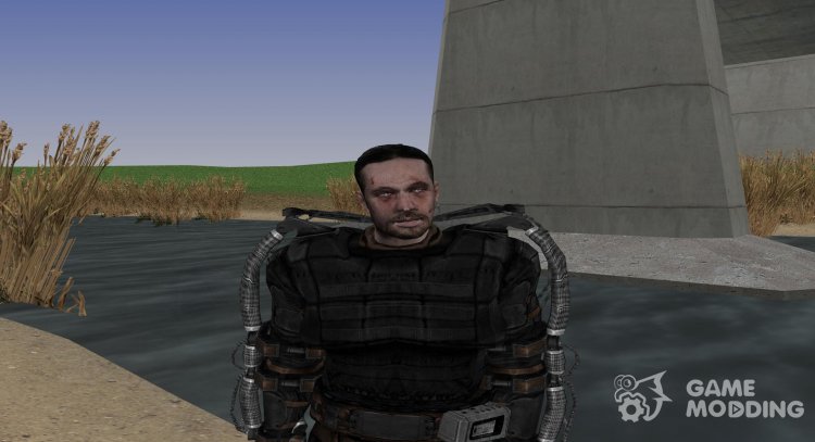 Miembro de la agrupación Infernal inquisición con un aspecto único de S. T. A. L. K. E. R para GTA San Andreas