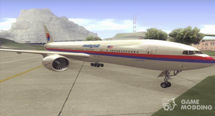 Malaysia Airlines Boeing 777-2H6ER para GTA San Andreas