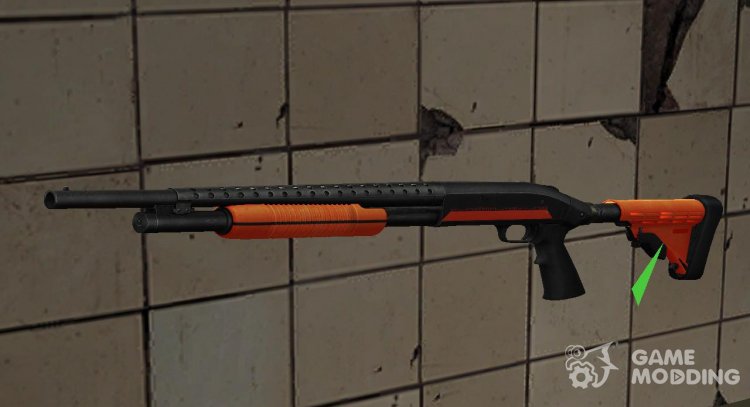 Orange weapons, Icons, HQ  (revofx) para GTA San Andreas