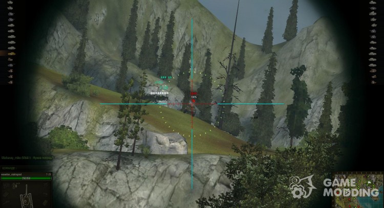 Sniper scope from 7serafim7 for World Of Tanks