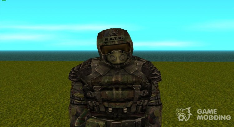 Miembro de la agrupación SAT GRC de S. T. A. L. K. E. R v. 6 para GTA San Andreas