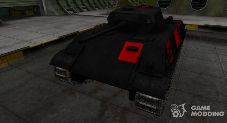 Negro y rojo de la zona de ruptura VK 28.01 para World Of Tanks