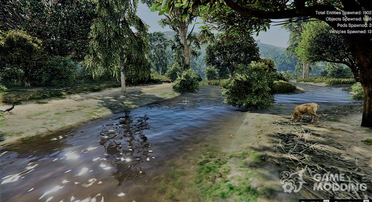 Río Encantado Vegetación 1.1 para GTA 5