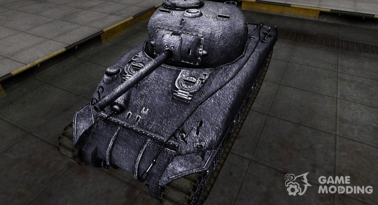 Темный скин для M4 Sherman для World Of Tanks