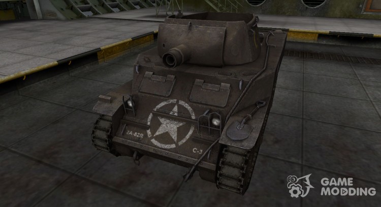 Исторический камуфляж M8A1 для World Of Tanks