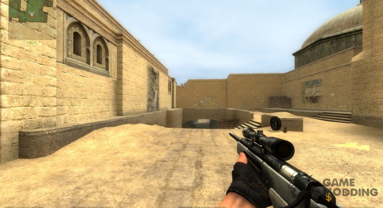 Default Scout Retextured for Counter-Strike Source