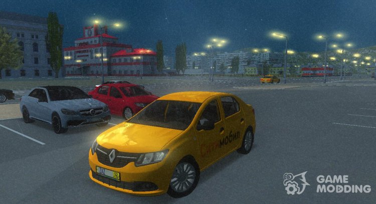 Renault Logan 2020 Taxi Citimobile para GTA San Andreas
