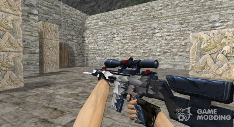 SCAR-20 White Fang for Counter Strike 1.6