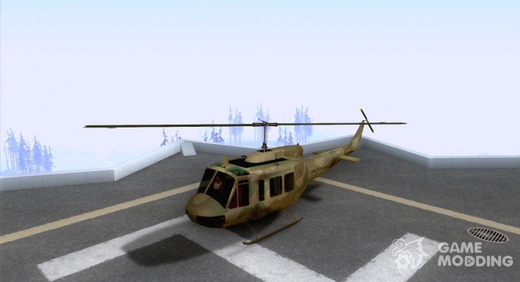 Iroquois de UH-1 (Huey) para GTA San Andreas