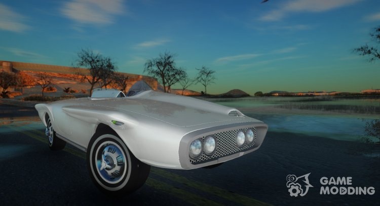 Концепт родстера Plymouth XNR Ghia 1960 года выпуска для GTA San Andreas