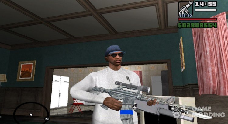 Tactical M4 Saints Row 2 for GTA San Andreas