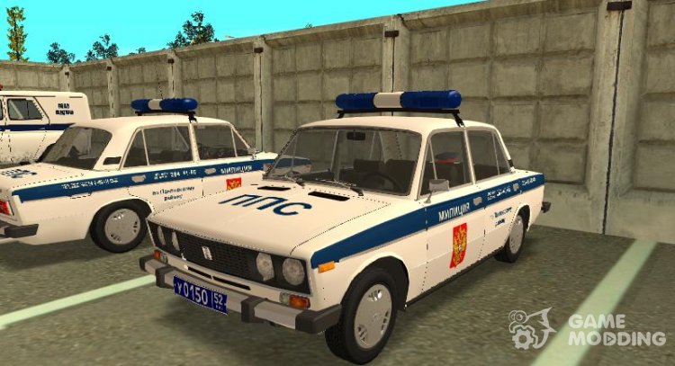 Vaz 2106 la Policía de la ppa para GTA San Andreas