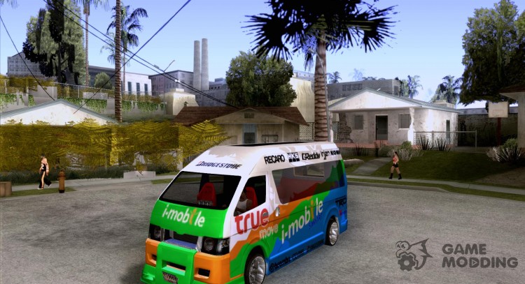 Toyota Commuter VIP Van для GTA San Andreas