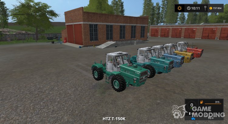 HTZ T-150K version 1.0.0.2 for Farming Simulator 2017