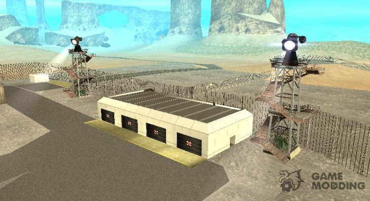 La base militar de Umbrella para GTA San Andreas
