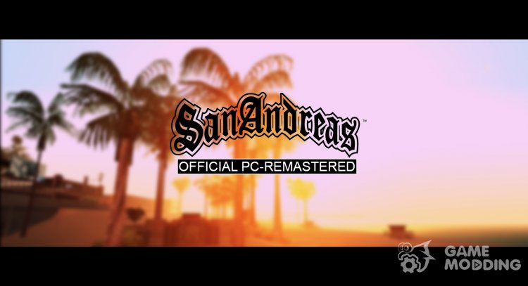 Official PC-Remastered for GTA San Andreas