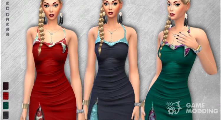 Dubbed Dress para Sims 4